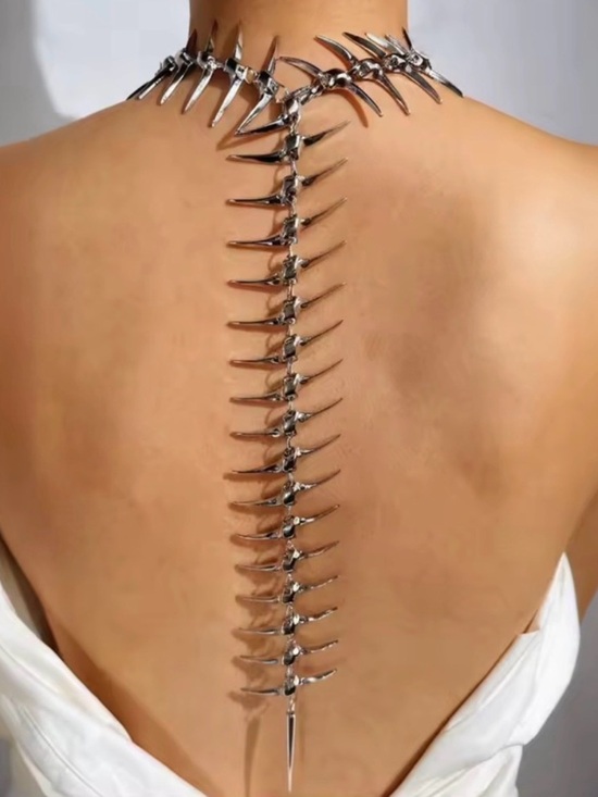 Anthropologie Jewelry - Silver Spike Link Bracelet - Stylish Jewelry